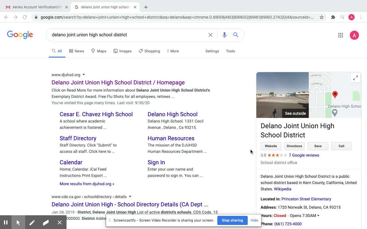Aeries Parent Portal Tutorial - English - 