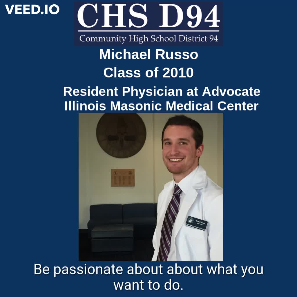 Michael Russo - Class of 2010 - Resident Physician - Brian Turnbaugh